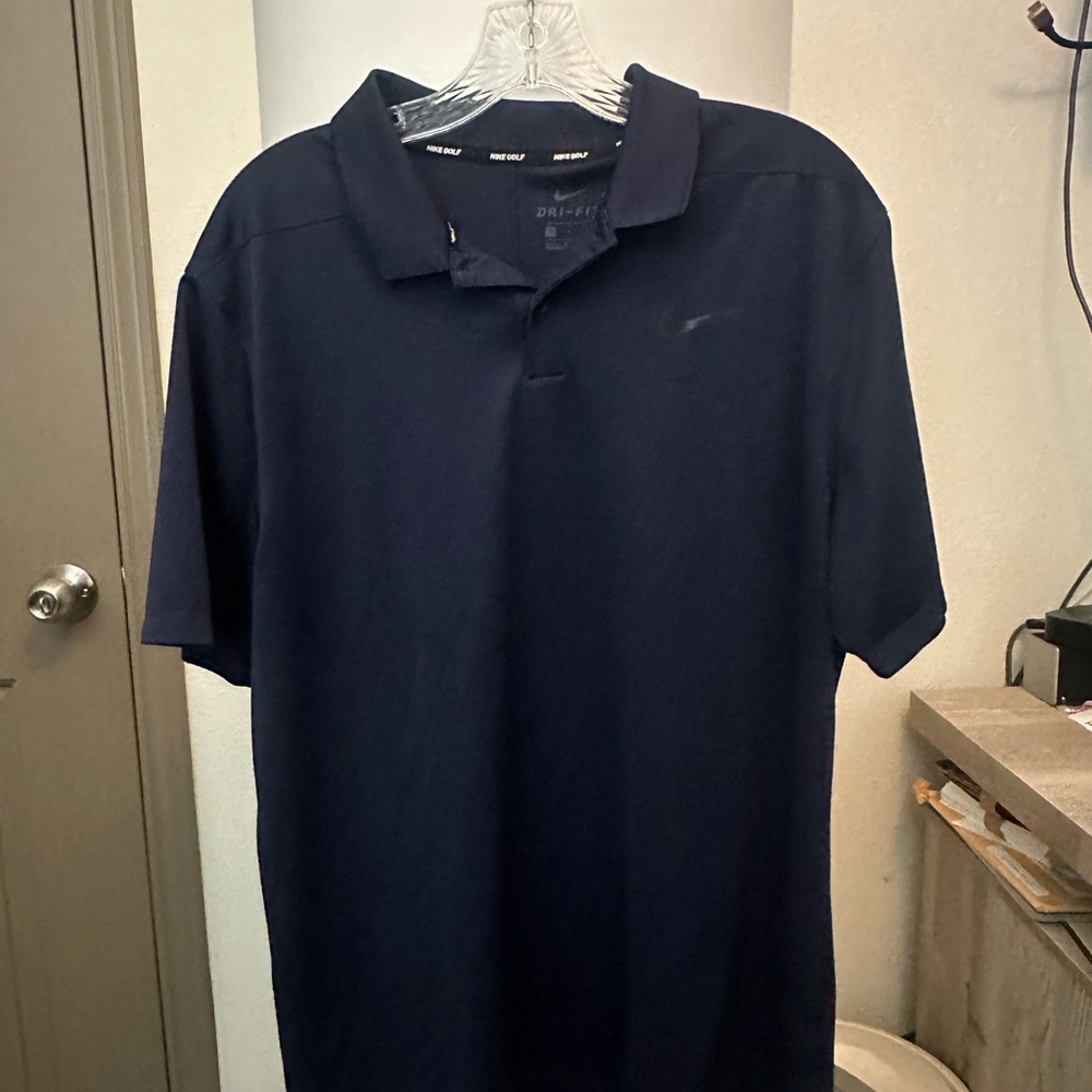 Nike Men's Dark Blue Polo Shirt